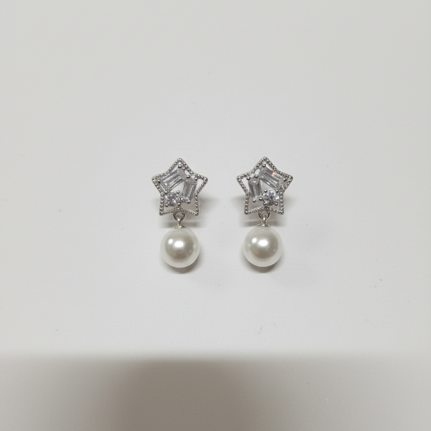 StellarPearl 925 Eartops